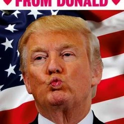 Dean Morris Valentine Kisses From Trump Card Greeting Cards