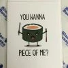Well...That's Awkward Wanna Piece Of Me Sushi Card