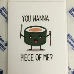 Well...That's Awkward Wanna Piece Of Me Sushi Card