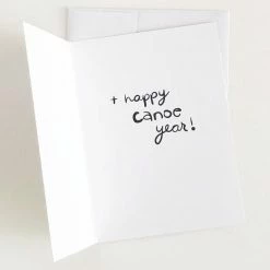 Wendy Tancock Happy Canoe Year Xmas Card Greeting Cards