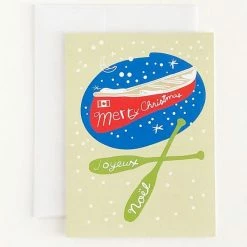 Wendy Tancock Happy Canoe Year Xmas Card Greeting Cards