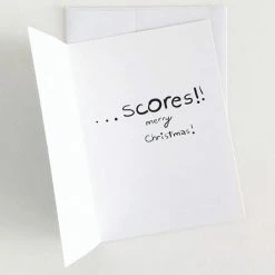 Greeting Cards Wendy Tancock He Shoots Hockey Xmas Card