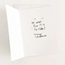 Wendy Tancock Jingle Bells Bike Card