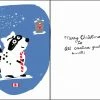 Wendy Tancock Raccoon Christmas Card