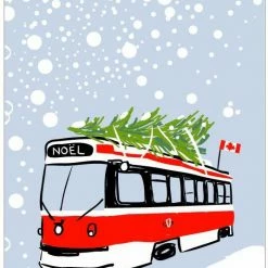 Greeting Cards Wendy Tancock Toronto Streetcar Christmas Card