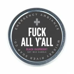 Whiskey River Soap Co. Whiskey River Emergency Ambience Candle Fuck All Y'all