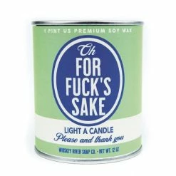 Whiskey River Soap Co. Whiskey River For Fuck's Sake Vintage Paint Candle