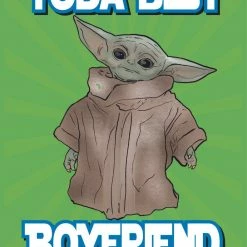 Cheeky Chops Cards Yoda Best Boyfriend Card Greeting Cards