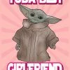 Cheeky Chops Cards Yoda Best Girlfriend Card Greeting Cards