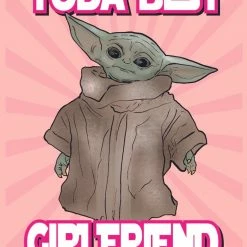 Cheeky Chops Cards Yoda Best Girlfriend Card Greeting Cards