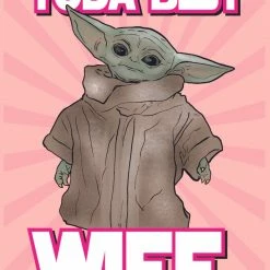 Cheeky Chops Cards Yoda Best Wife Card Greeting Cards
