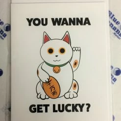 Well...That's Awkward You Wanna Get Lucky Card Greeting Cards