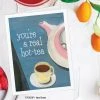 Printed Canvas Greeting Cards You're A Real Hot-Tea Card